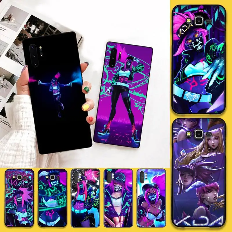 CUTEWANAN Korean pop girl group KDA Soft Silicone Black Phone Case For Samsung Note 7 8 9 10 pro Galaxy J7 J8 J6 Plus 2018 Prime
CUTEWANAN Korean pop girl group KDA Soft Silicone Black Phone Case For Samsung Note 7 8 9 10 pro Galaxy J7 J8 J6 Plus 2018 Prime