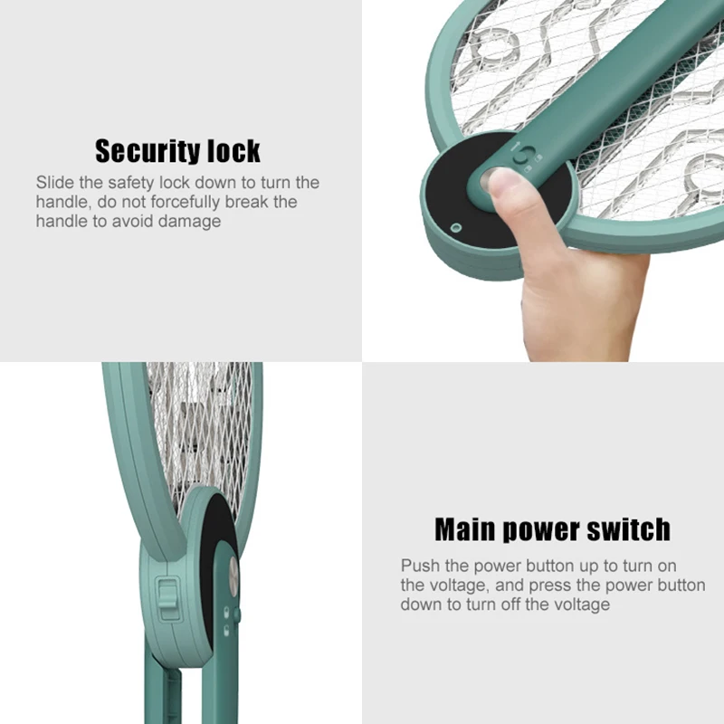 USB Charging Mosquito Swatter Fly Bug Killer Practical Foldable Mosquito Swatter Mosquito Lamp SDF-SHIP
USB Charging Mosquito Swatter Fly Bug Killer Practical Foldable Mosquito Swatter Mosquito Lamp SDF-SHIP