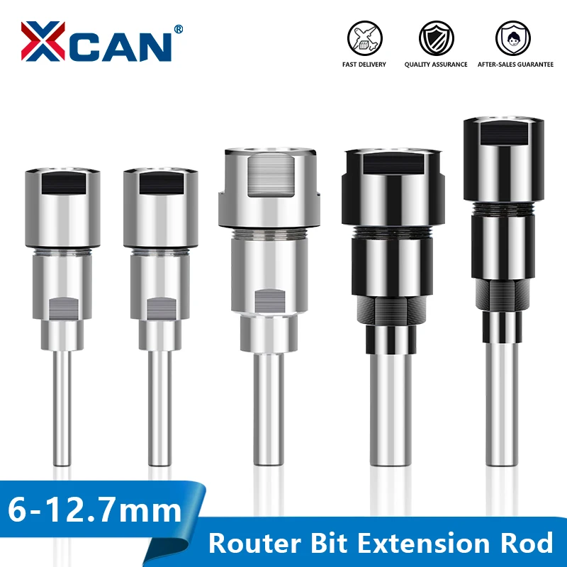 XCAN Router Bit Extension Rod 6/6.35/8/12/12.7mm Shank Wood Milling Cutter Tool Holder Collet Engraving Machine Extension
XCAN Router Bit Extension Rod 6/6.35/8/12/12.7mm Shank Wood Milling Cutter Tool Holder Collet Engraving Machine Extension