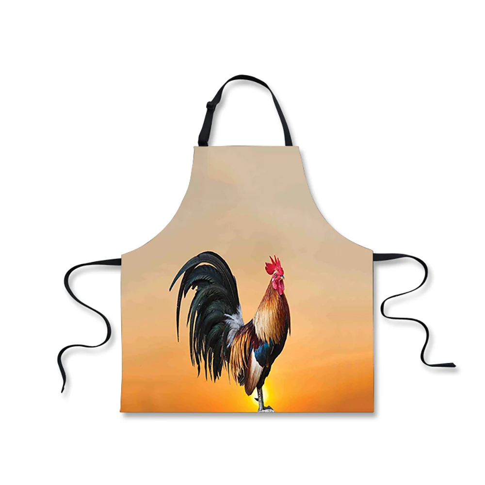 Cute Rooster Print Sleeveless Apron Woman Men Bibs Home Cooking Baking Coffee Shop Cleaning Aprons for Women Kitchen Accessories
Cute Rooster Print Sleeveless Apron Woman Men Bibs Home Cooking Baking Coffee Shop Cleaning Aprons for Women Kitchen Accessories