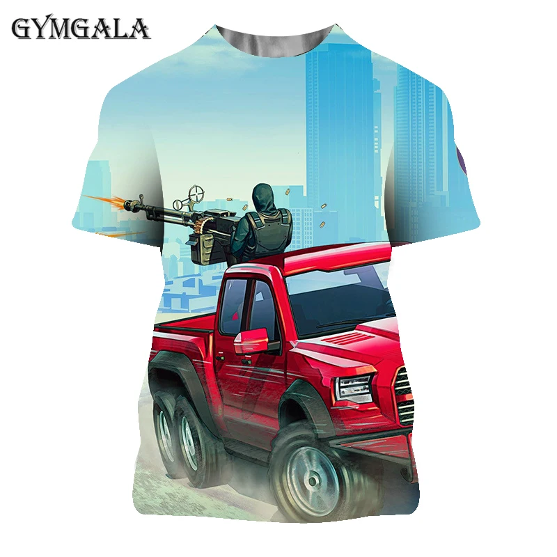 2020 street fashion gta3D printed T-shirt men and women can wear casual loose style short sleeve spring and summer hot sale 
2020 street fashion gta3D printed T-shirt men and women can wear casual loose style short sleeve spring and summer hot sale