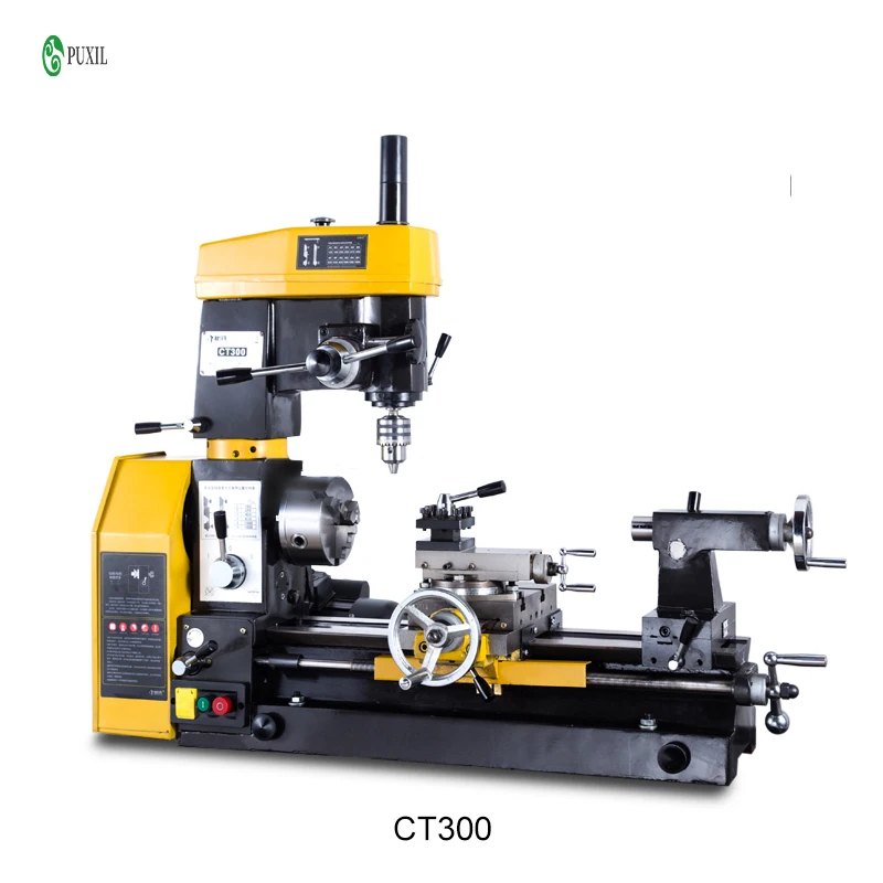 CT300 household lathe, small multi-function lathe, bench drill, turning, drilling and milling machine, micro milling machine
CT300 household lathe, small multi-function lathe, bench drill, turning, drilling and milling machine, micro milling machine