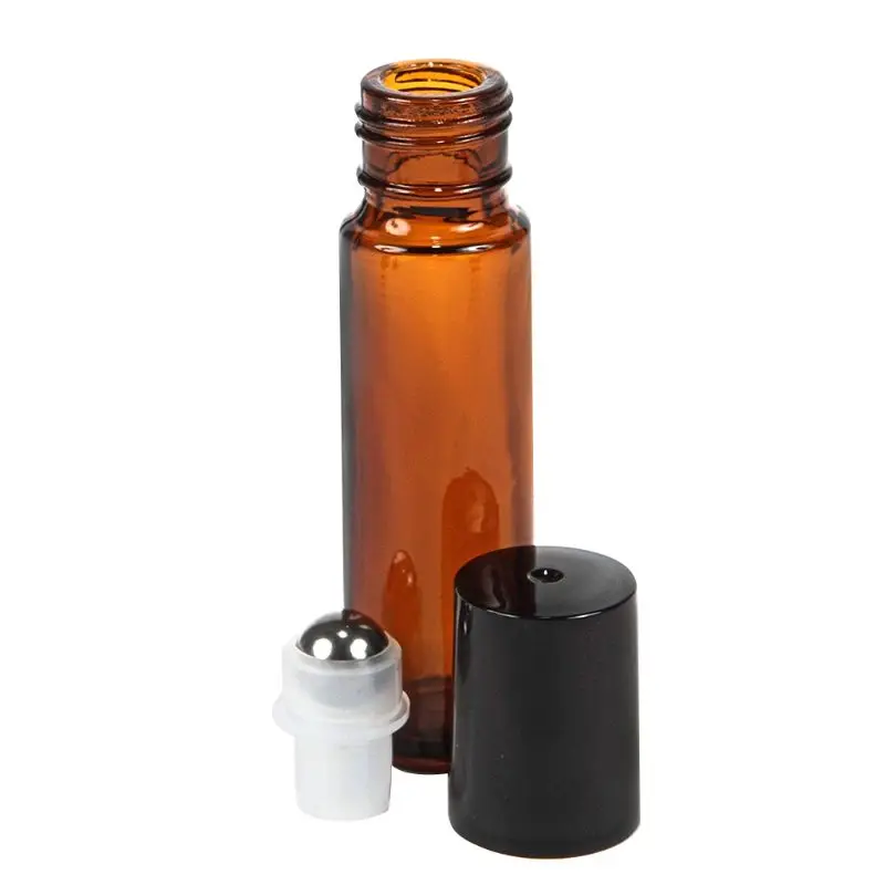 Amber 10 ml Glass Roll-on Bottles with Stainless Steel Roller Balls
Amber 10 ml Glass Roll-on Bottles with Stainless Steel Roller Balls
