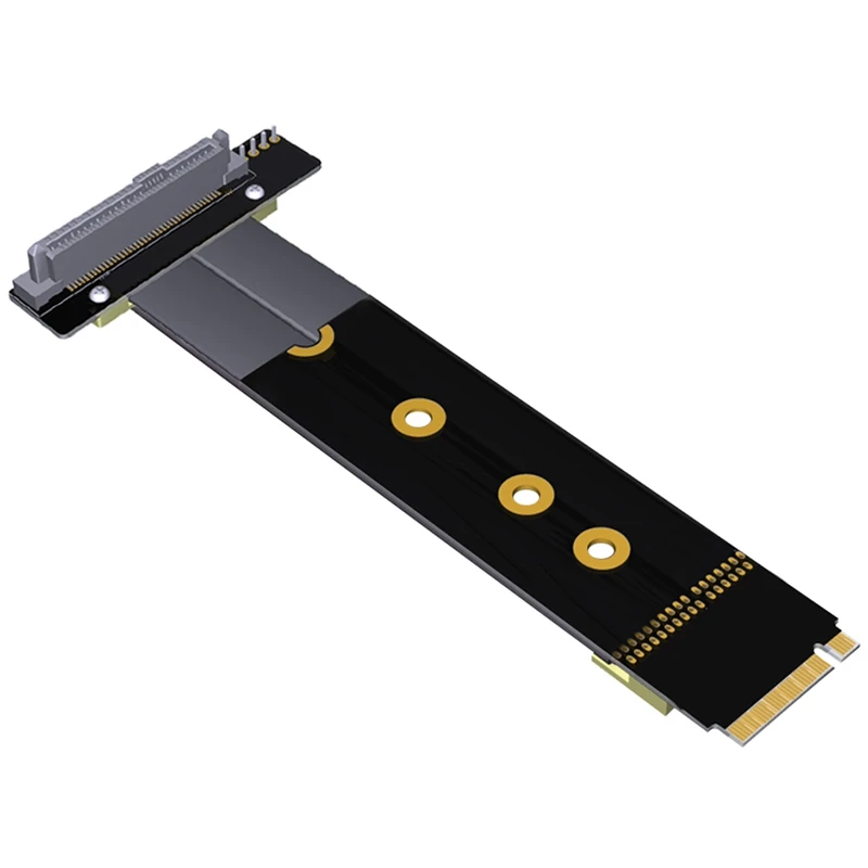 SFF-8639 ( U.2 ) to M.2NGFF Key M Key-M M2 Adapter Riser Card Ribbon Extension Cable for U.2 NVME SSD
SFF-8639 ( U.2 ) to M.2NGFF Key M Key-M M2 Adapter Riser Card Ribbon Extension Cable for U.2 NVME SSD