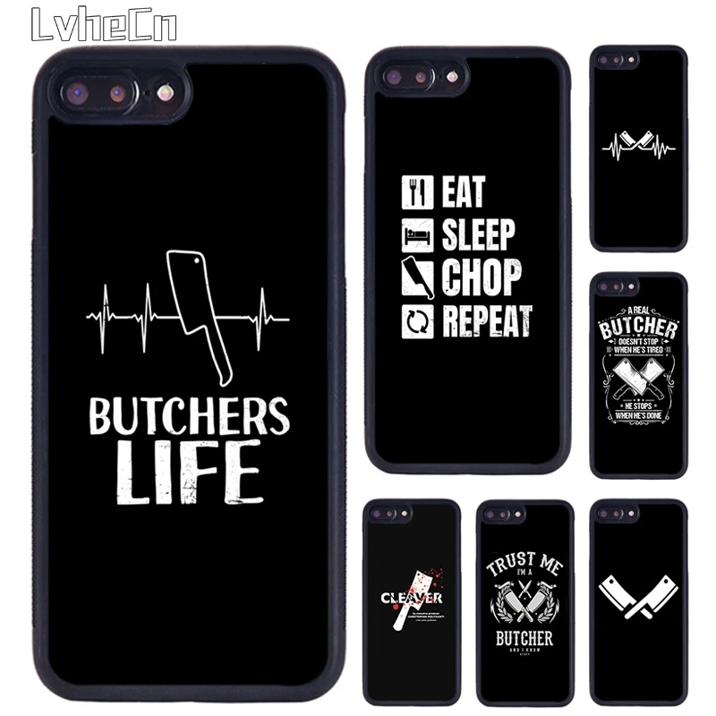 LvheCn Мясник Мясницкий чехол для телефона iPhone 5 SE 6s 7 8 Plus 11 12 Pro X XR XS Max Samsung galaxy S7 S8 S9 S10