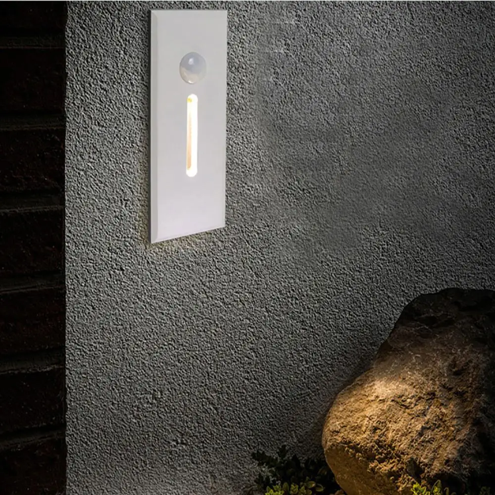 Wall Light PIR Motion Sensor Recessed Stair Light LED 3W indoor decoration Steps Ladder Wall Lamp stairway corridor Aluminum
Wall Light PIR Motion Sensor Recessed Stair Light LED 3W indoor decoration Steps Ladder Wall Lamp stairway corridor Aluminum