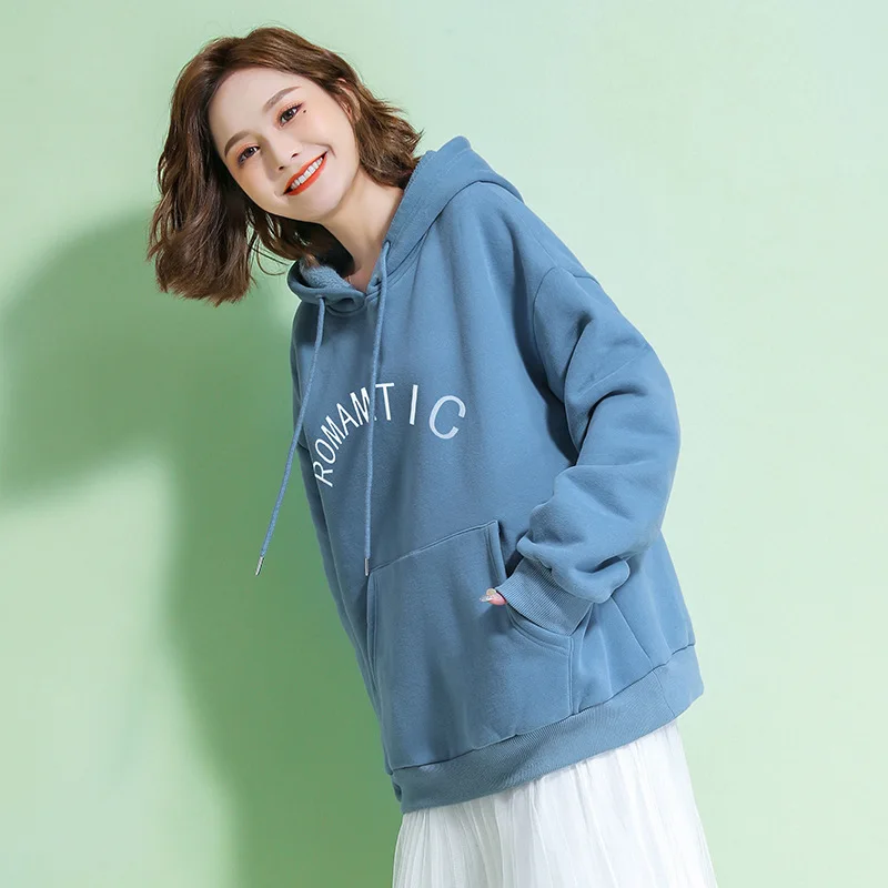 Blue Letter Print Hoodies Women Plus Size Loose Pullover Sweatshirt Vintage Harajuku Basic Long Sleeve Fashion Clothes New Style
Blue Letter Print Hoodies Women Plus Size Loose Pullover Sweatshirt Vintage Harajuku Basic Long Sleeve Fashion Clothes New Style