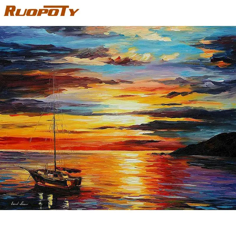 RUOPOTY DIY Sunset Landscape Painting By Numbers For adult and child Kits Paints by numbers On Canvas Digital Living room Art Gi
RUOPOTY DIY Sunset Landscape Painting By Numbers For adult and child Kits Paints by numbers On Canvas Digital Living room Art Gi