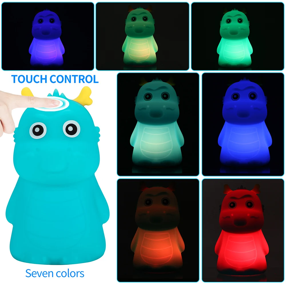 Color lovely silicone cartoon LED lamp comfortable 1000mah touch light children's toy bedroom bed head non toxic silica gel nigh
Color lovely silicone cartoon LED lamp comfortable 1000mah touch light children's toy bedroom bed head non toxic silica gel nigh