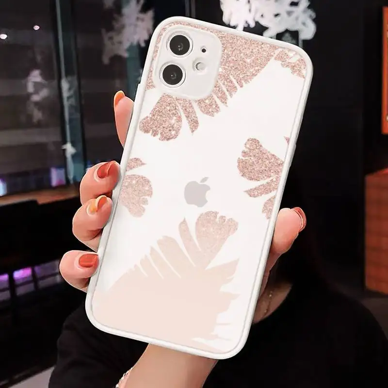 Leaves & Pineapple pink Phone Case Matte Transparent for iPhone 7 8 11 12 s mini pro X XS XR MAX Plus cover funda Shell
Leaves & Pineapple pink Phone Case Matte Transparent for iPhone 7 8 11 12 s mini pro X XS XR MAX Plus cover funda Shell