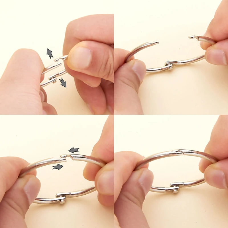 100Pcs/Set Nickel Plated Book Loose Leaf Binder Rings- Nickel Plated Steel Binder Rings Metal Loose Paper Notebook Rings
100Pcs/Set Nickel Plated Book Loose Leaf Binder Rings- Nickel Plated Steel Binder Rings Metal Loose Paper Notebook Rings