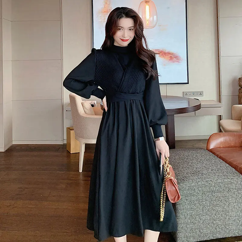 JCHB 2021 Vintage Dress Woman Knitted Elegant Dress Female Long Sleeve Plus Size Dresses for Women 4xl Autumn Winter Vestidos P
JCHB 2021 Vintage Dress Woman Knitted Elegant Dress Female Long Sleeve Plus Size Dresses for Women 4xl Autumn Winter Vestidos P