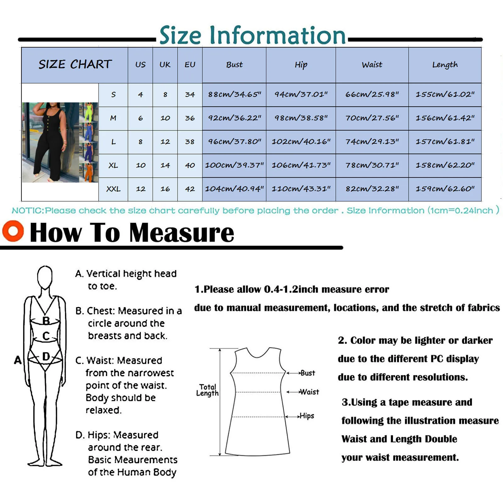 New Jumpsuit Women Elastic Hight Casual Fitness Sporty Rompers Sleeveless Zipper Activewear Skinny Summer Wide-leg Jumpsuit #T1G
New Jumpsuit Women Elastic Hight Casual Fitness Sporty Rompers Sleeveless Zipper Activewear Skinny Summer Wide-leg Jumpsuit #T1G