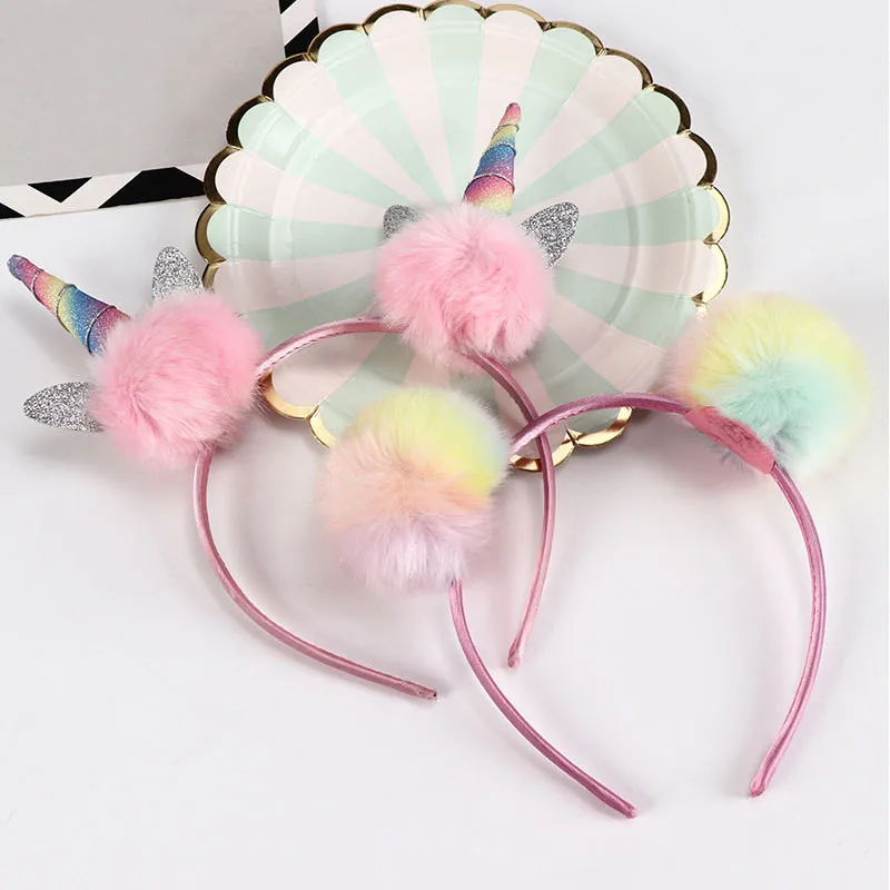 Baby Cute Unicorn Ears Hairbands Cat Ears Dual Pearl Big Bright Colorful Fluffy Pompom Ball Girls Headband Hair Band Hair Band
Baby Cute Unicorn Ears Hairbands Cat Ears Dual Pearl Big Bright Colorful Fluffy Pompom Ball Girls Headband Hair Band Hair Band