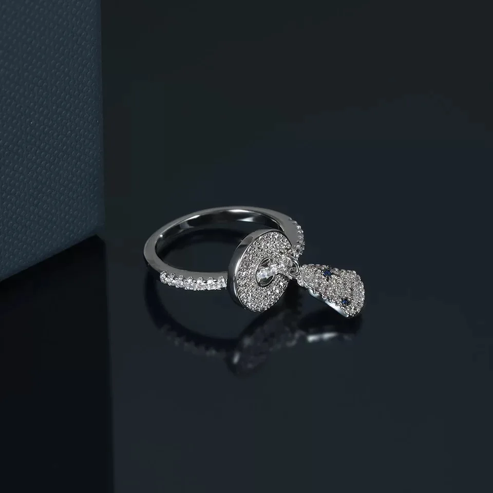 Новинка 2019 дизайнерские подвесные кольца в европейском стиле с колокольчиком