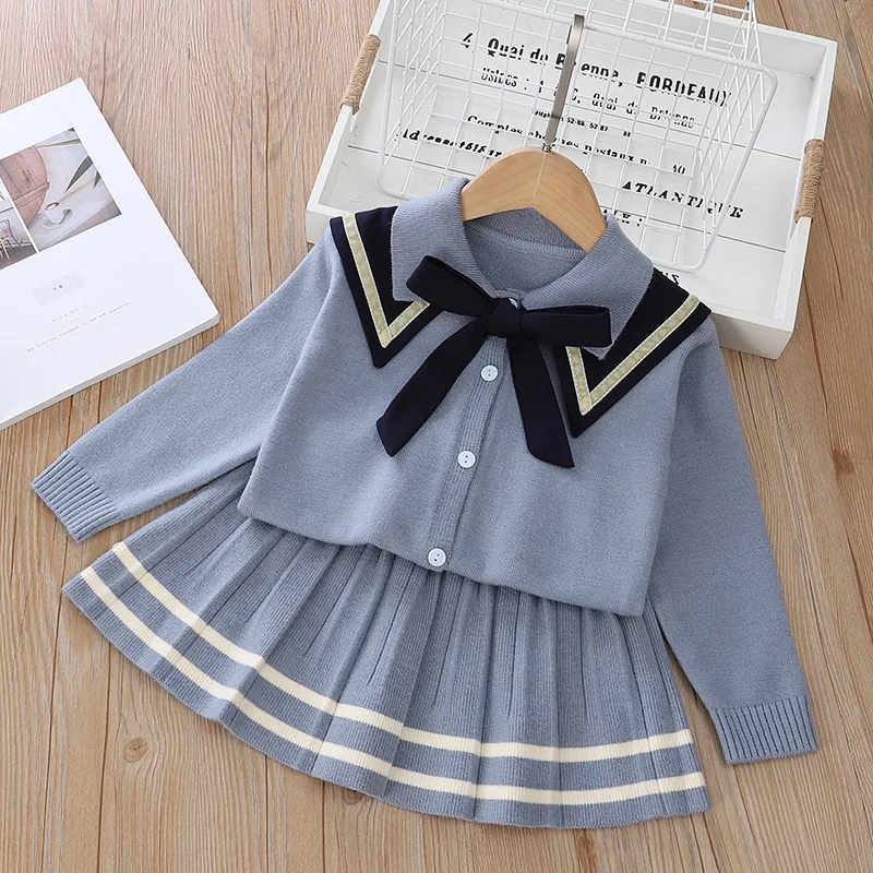2021 New Spring Girls Clothes Set Long Sleeve Sweater Shirt Skirt 2 Pcs Clothing Suit Bow Baby Outfits for Kids Girls Clothes
2021 New Spring Girls Clothes Set Long Sleeve Sweater Shirt Skirt 2 Pcs Clothing Suit Bow Baby Outfits for Kids Girls Clothes
