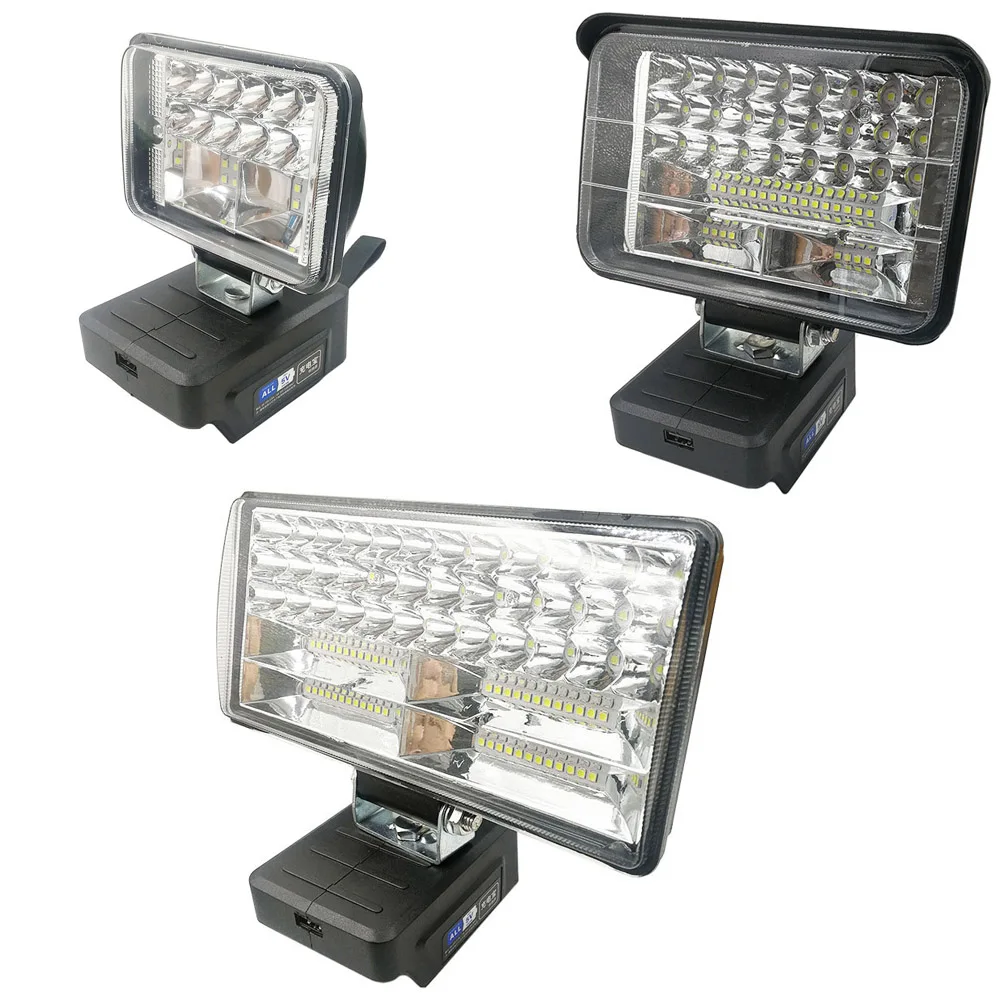 3/5/8 Inch 18V LED Flashlight Outdoors Spotlight Light for Makita BL1430 BL1830 Lithium Battery USB Outdoor Lighting with USB
3/5/8 Inch 18V LED Flashlight Outdoors Spotlight Light for Makita BL1430 BL1830 Lithium Battery USB Outdoor Lighting with USB