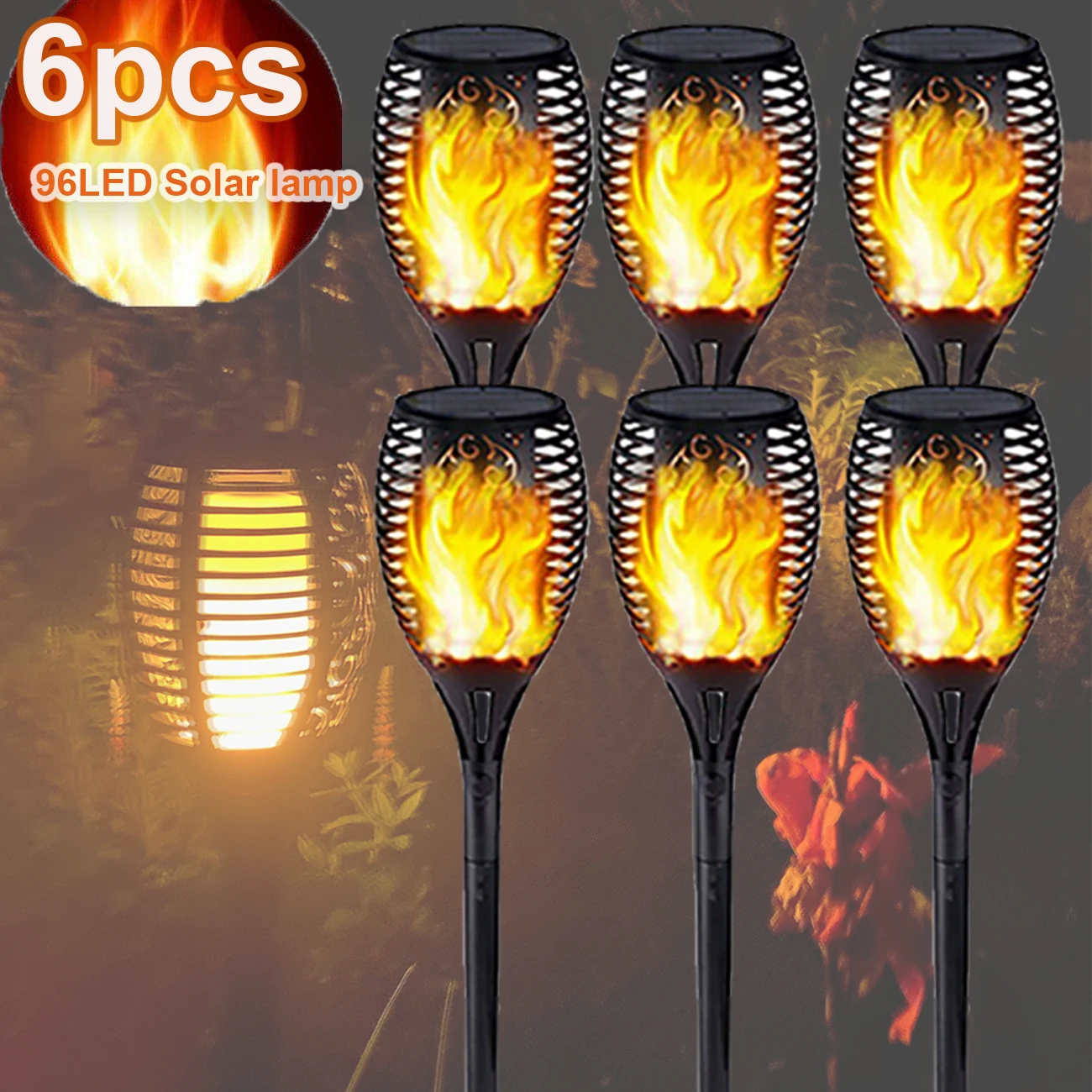 Honhill Outdoor Light Torch Solar Light Patio Garden Flickering Flame Lamp Landscape IP65 Waterproof Lawn Lamp Path Lighting
Honhill Outdoor Light Torch Solar Light Patio Garden Flickering Flame Lamp Landscape IP65 Waterproof Lawn Lamp Path Lighting