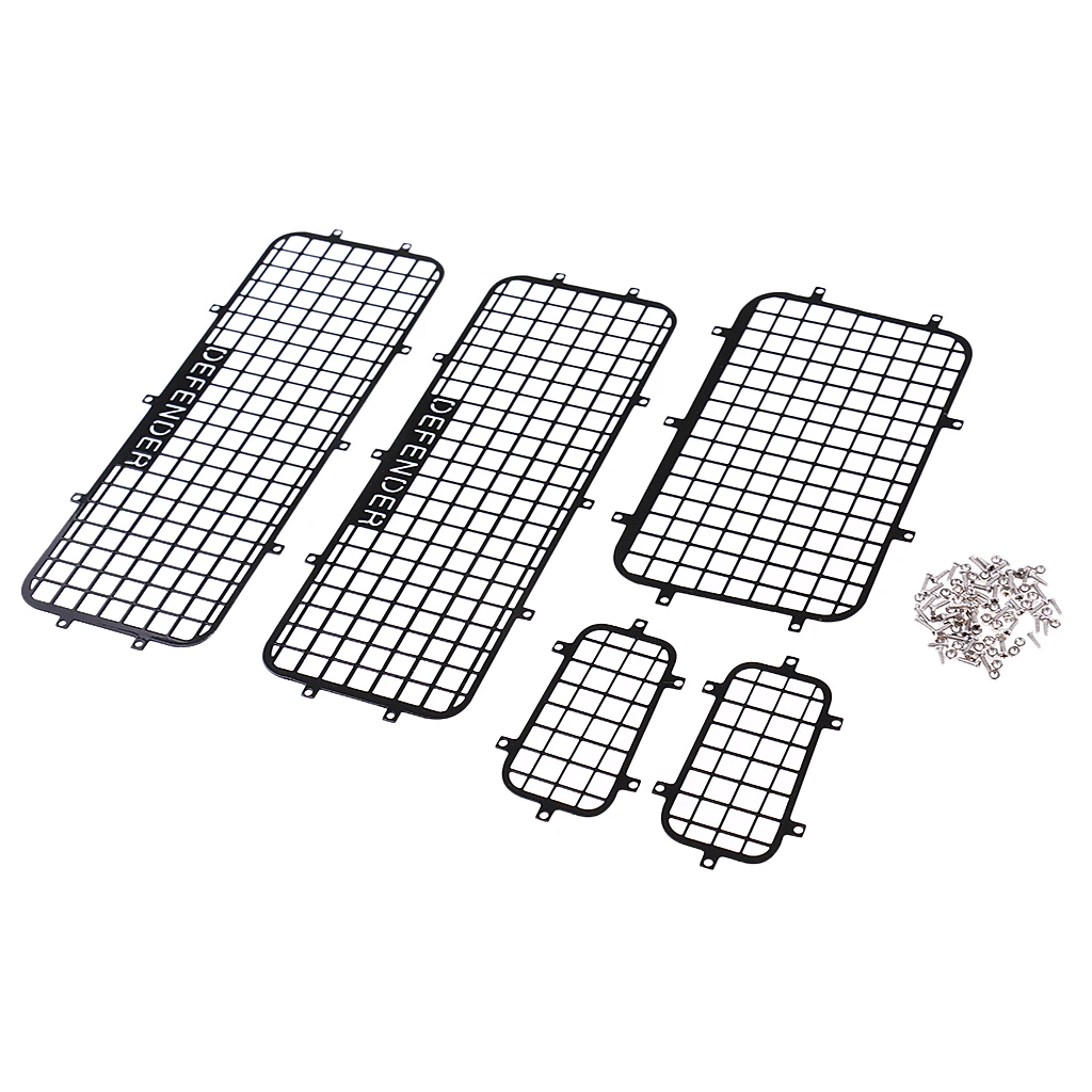 Metal Window Net Guard Fence Decorations for Traxxas TRX4 1/10 Rock Crawler, Easy to Install (Including Mounting Hardware) 
Metal Window Net Guard Fence Decorations for Traxxas TRX4 1/10 Rock Crawler, Easy to Install (Including Mounting Hardware)