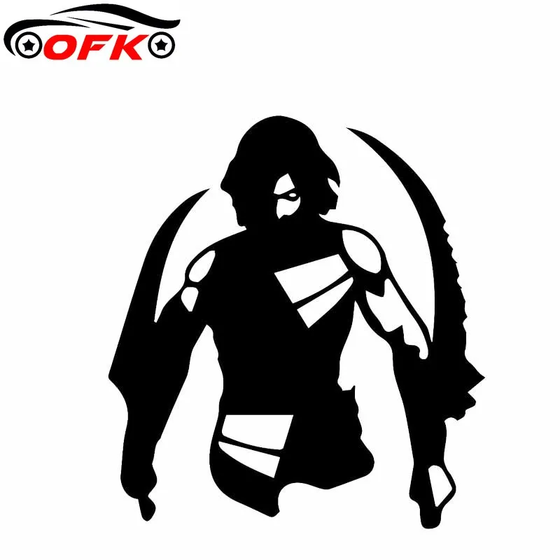 OFK Handsome Silhoutte Cool Warrior Car Sticker Decal Soldier Black/Silver Covering The Body Vinyl 15.4*16.9CM
OFK Handsome Silhoutte Cool Warrior Car Sticker Decal Soldier Black/Silver Covering The Body Vinyl 15.4*16.9CM