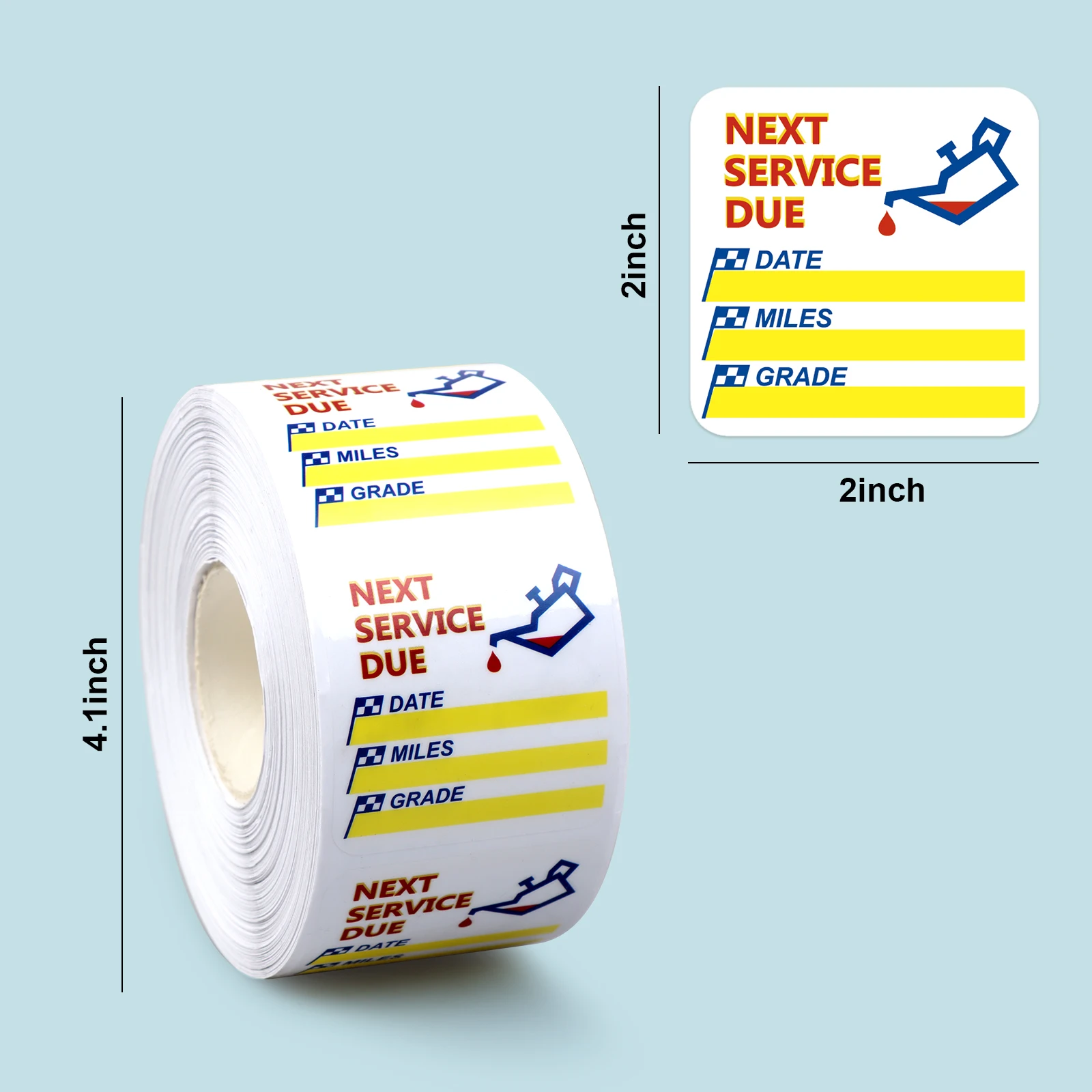 600 шт./рулон, наклейки для смены масла
600 шт./рулон, наклейки для смены масла