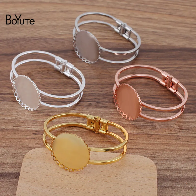 BoYuTe (5 Pieces/Lot) 20MM 25MM Blank Bracelet Base Settings DIY Metal Brass Bracelet Jewelry Accessories
BoYuTe (5 Pieces/Lot) 20MM 25MM Blank Bracelet Base Settings DIY Metal Brass Bracelet Jewelry Accessories
