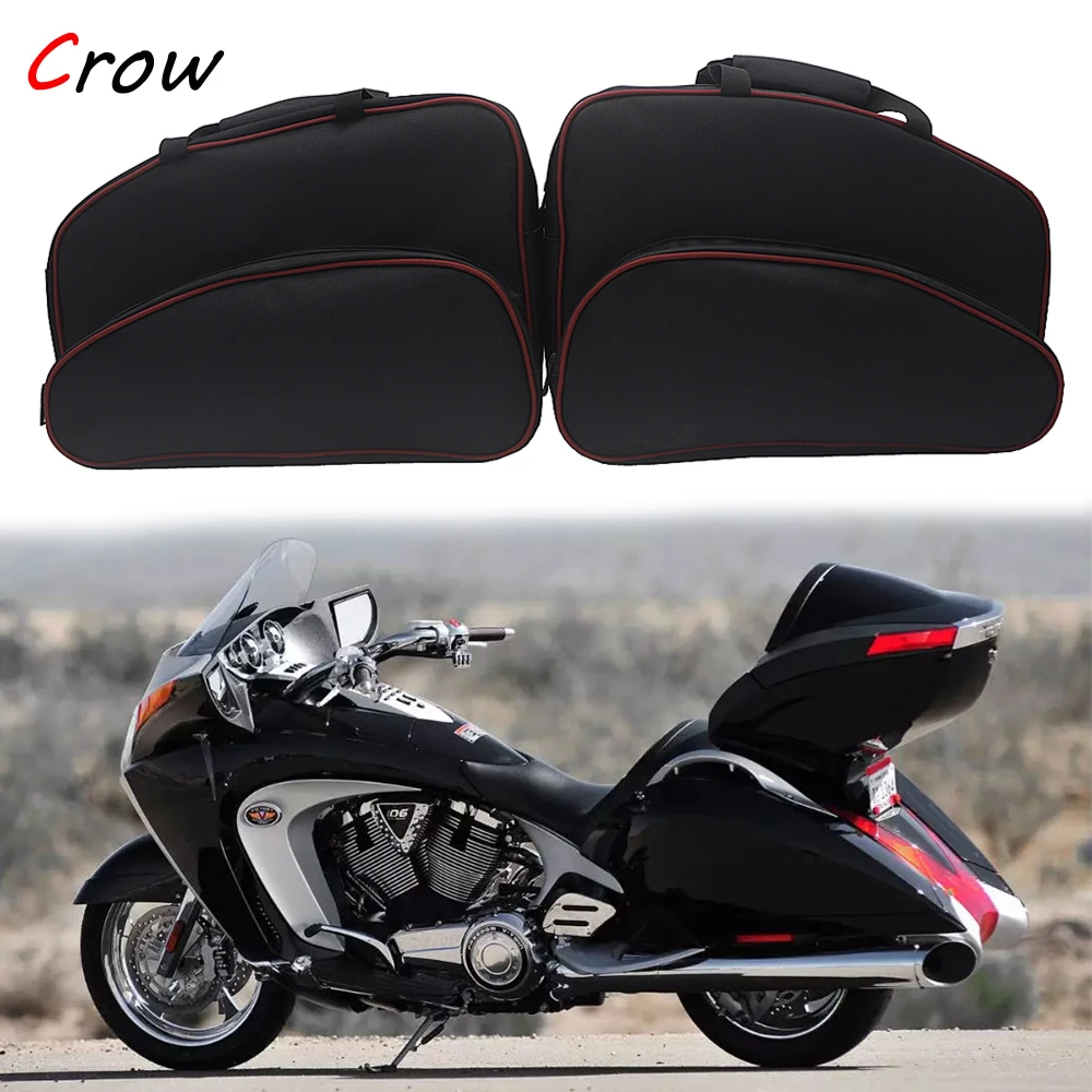 Pair Motorcycle Saddle Bags Side Storage Luggage Bag Inner bag liner Waterproof FOR Victory Vision Tour Cross Country Tour
Pair Motorcycle Saddle Bags Side Storage Luggage Bag Inner bag liner Waterproof FOR Victory Vision Tour Cross Country Tour