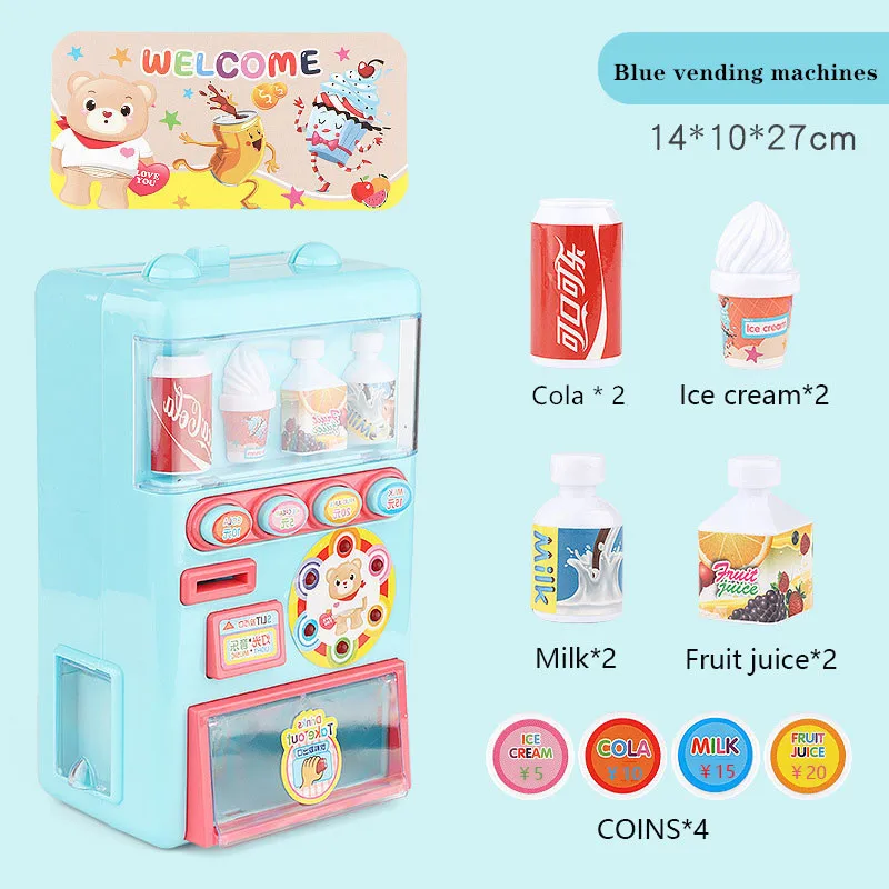 Cross-border children vending machines fun coin-operated drinks singing vending machines parent-child interaction play house
Cross-border children vending machines fun coin-operated drinks singing vending machines parent-child interaction play house