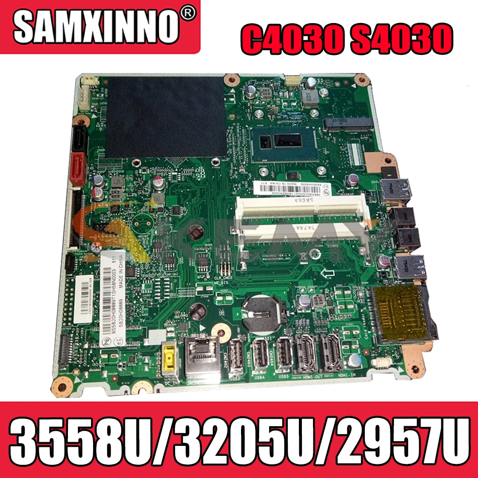 Akemy 6050A2650901.A01 для Lenovo C4030 S4030 C40-30 все-в-одном компьютере Материнская плата Процессор 3558U/3205U/2957U DDR3 100% тесты работы
Akemy 6050A2650901.A01 для Lenovo C4030 S4030 C40-30 все-в-одном компьютере Материнская плата Процессор 3558U/3205U/2957U DDR3 100% тесты работы