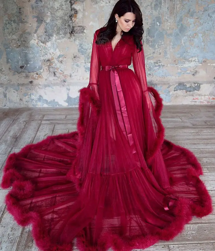 Dark Red Maternity Dresses for Baby Showers Luxury Fur Pregnant Gown Photo Shoot Evening Dress Lingerie Bathrobe Nightwear
Dark Red Maternity Dresses for Baby Showers Luxury Fur Pregnant Gown Photo Shoot Evening Dress Lingerie Bathrobe Nightwear