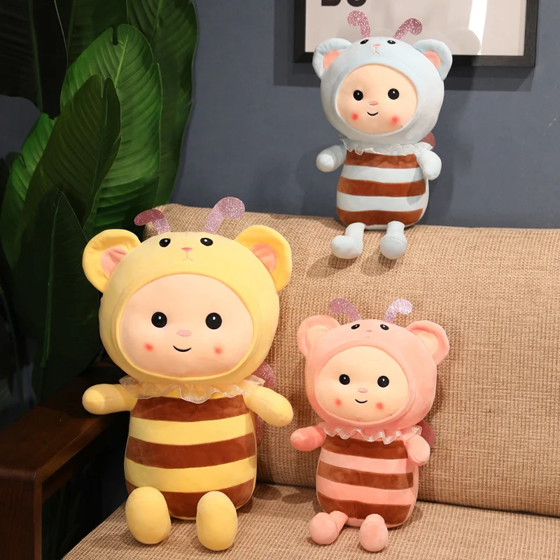 28-60CM Cute Creative Kawaii Bee Plush Toy Doll Family Car Decoration Ornaments Children Baby Girlfriend Birthday Holiday Gifts
28-60CM Cute Creative Kawaii Bee Plush Toy Doll Family Car Decoration Ornaments Children Baby Girlfriend Birthday Holiday Gifts