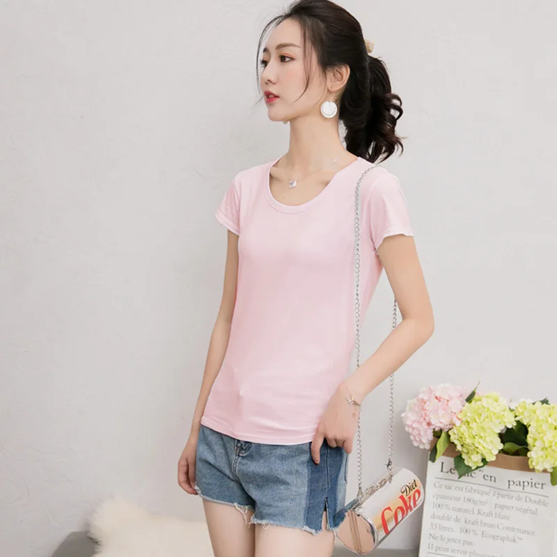 2021 Classic summer high-quality casual short-sleeved breathable women's soft T-shirt
2021 Classic summer high-quality casual short-sleeved breathable women's soft T-shirt