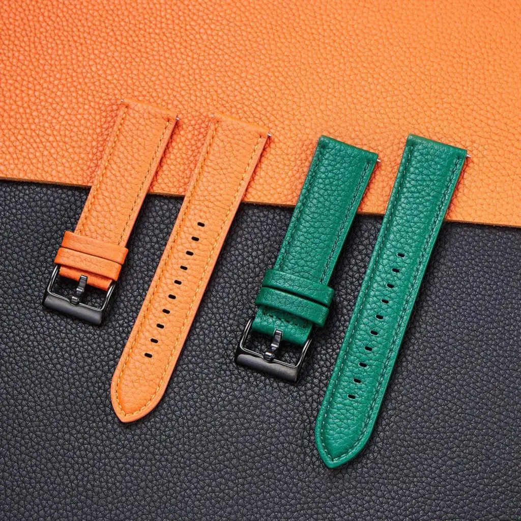 22mm 20mm Lychee Pattern Leather Strap For HUAWEI GT 2/Amazfit GTR 2 GTS/Samsung Galaxy Watch 3/Oneplus/Xiaomi Smart Watch Band
22mm 20mm Lychee Pattern Leather Strap For HUAWEI GT 2/Amazfit GTR 2 GTS/Samsung Galaxy Watch 3/Oneplus/Xiaomi Smart Watch Band