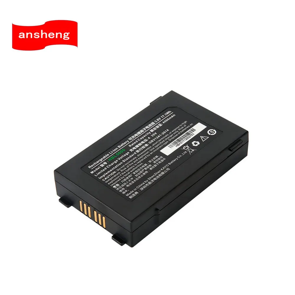 Новый оригинальный аккумулятор HBL5000 4500 мАч для Urovo i6000S i6100S V5000 PDA
Новый оригинальный аккумулятор HBL5000 4500 мАч для Urovo i6000S i6100S V5000 PDA