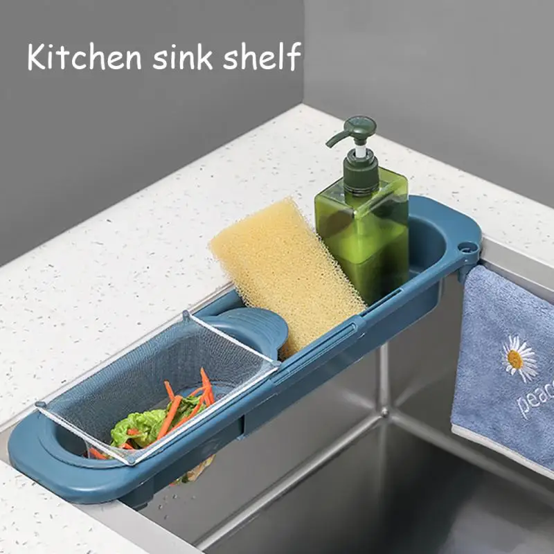 Telescopic Sink Shelf Soap Sponge Drain Rack Kitchen Sinks Organizer Soap Sponge Holder Storage Basket Kitchen Gadgets
Telescopic Sink Shelf Soap Sponge Drain Rack Kitchen Sinks Organizer Soap Sponge Holder Storage Basket Kitchen Gadgets