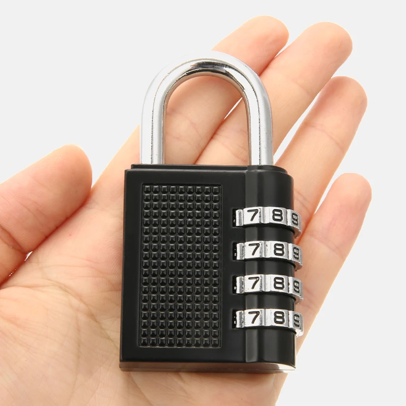 80*42*20mm Heavy Duty 4 Dial Digit Combination Lock Weatherproof Protection Security Padlock Outdoor Gym Safely Code Lock Black
80*42*20mm Heavy Duty 4 Dial Digit Combination Lock Weatherproof Protection Security Padlock Outdoor Gym Safely Code Lock Black
