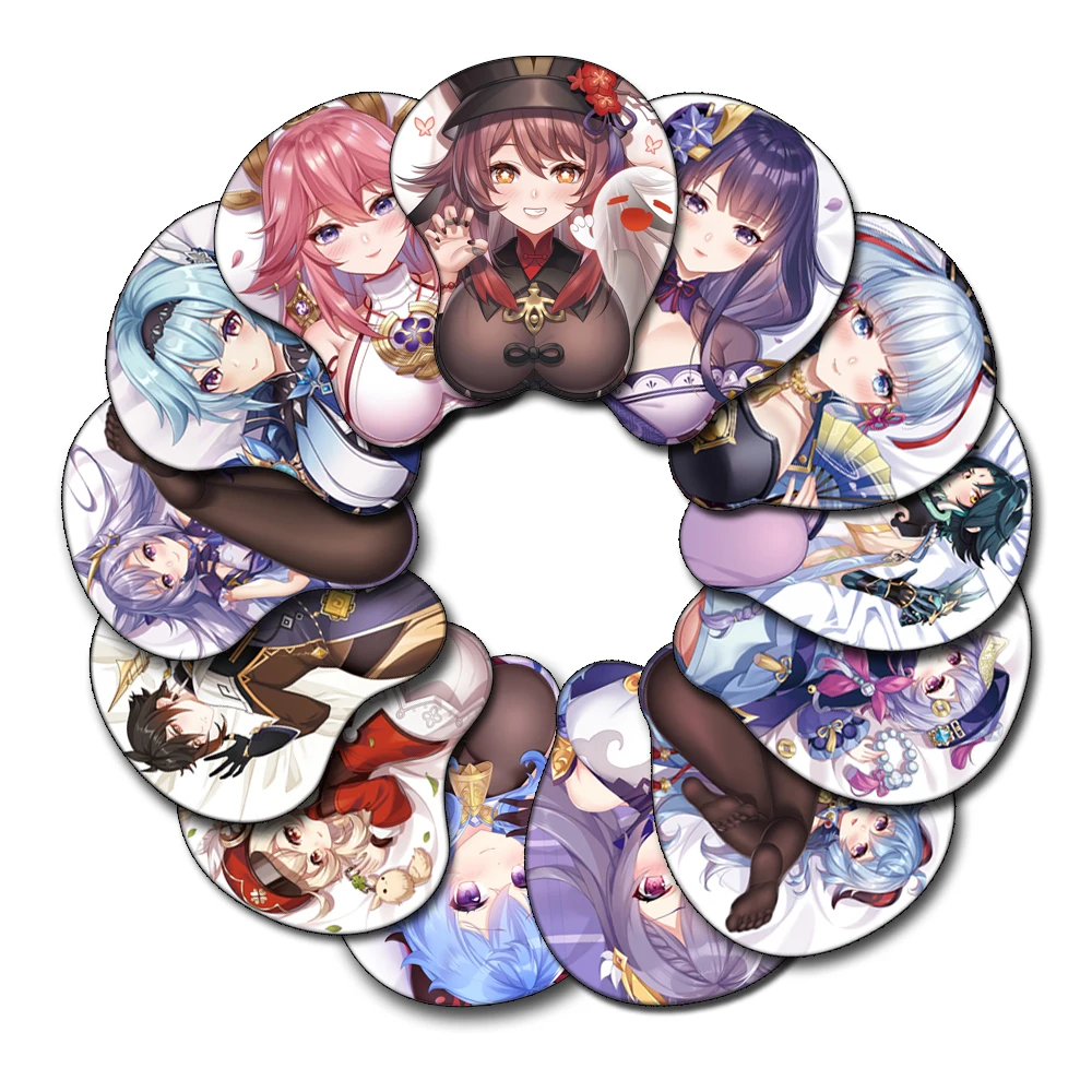 Genshin Impact Cosplay Props Sexy Mouse Pad 3D Breast Mousepad Wrist Rest Soft Gel Gaming Playmat Ganyu Zhongli Xiao Eula Gift
Genshin Impact Cosplay Props Sexy Mouse Pad 3D Breast Mousepad Wrist Rest Soft Gel Gaming Playmat Ganyu Zhongli Xiao Eula Gift