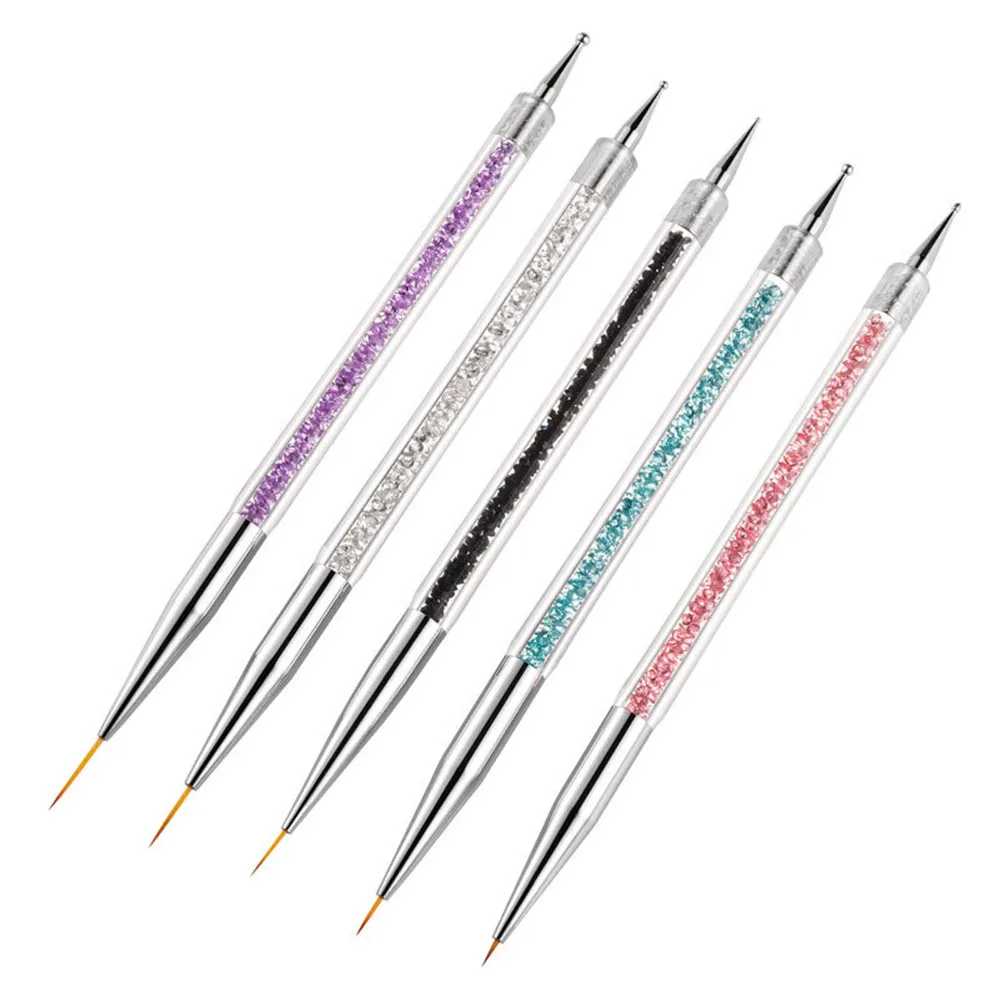 5pcs Nail Art Dotting Pen Rhinestone Crystal 2 Way Uv Gel Acrylic Painting Manicure Tool Drawing Liner Flower Brush Decoration
5pcs Nail Art Dotting Pen Rhinestone Crystal 2 Way Uv Gel Acrylic Painting Manicure Tool Drawing Liner Flower Brush Decoration