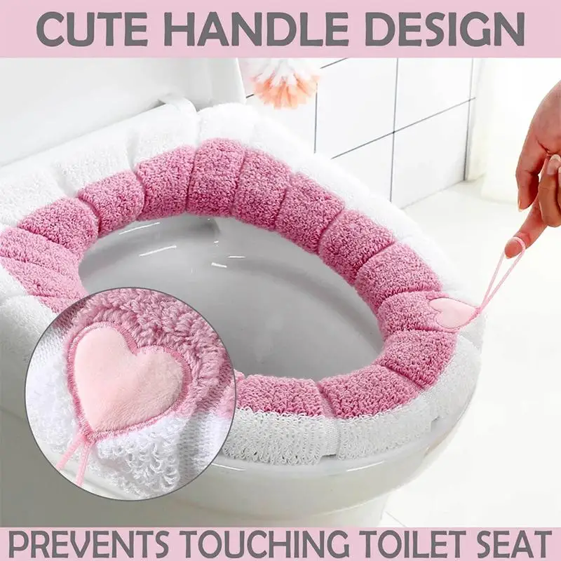 Plush Toilet Seat Cover Pad with Handle Soft Warm Washable Home Decoration Winter
Plush Toilet Seat Cover Pad with Handle Soft Warm Washable Home Decoration Winter