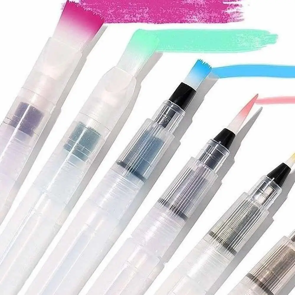 6pcs Transparent Paint Brush Portable WaterColor Brush Pencil Soft Watercolor Brush Pen for Beginner Painting Draw Art Supplies
6pcs Transparent Paint Brush Portable WaterColor Brush Pencil Soft Watercolor Brush Pen for Beginner Painting Draw Art Supplies