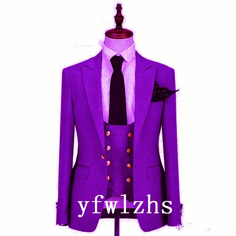 Handsome Groomsmen Peak Lapel Groom Tuxedos Wedding Dress Men Suits Blazer Prom Dinner (Jacket+Pants+Tie+Vest) A783
Handsome Groomsmen Peak Lapel Groom Tuxedos Wedding Dress Men Suits Blazer Prom Dinner (Jacket+Pants+Tie+Vest) A783