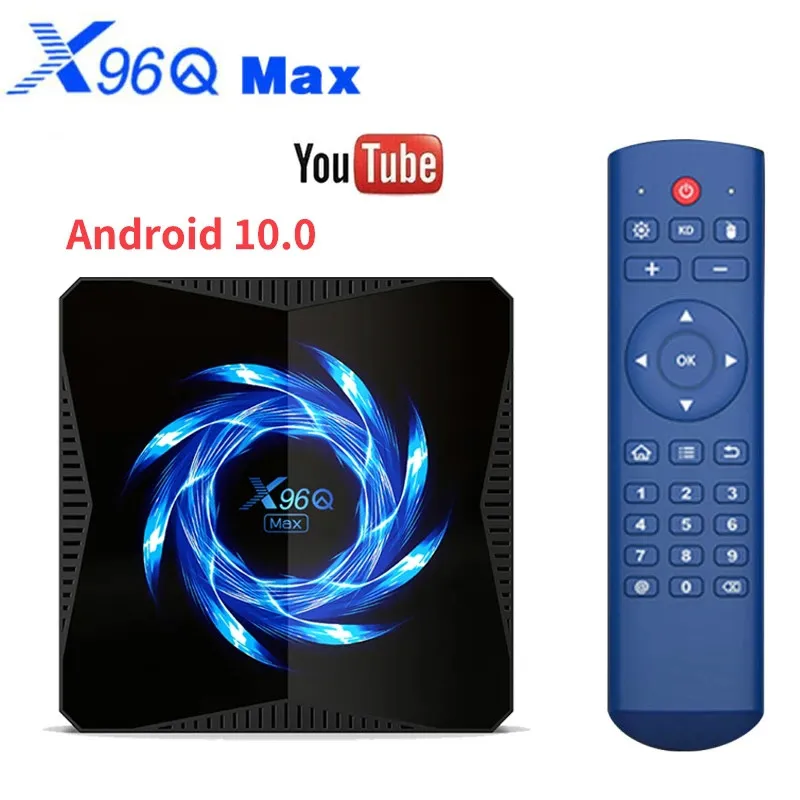 

4K TV Box X96Q MAX Android 10.0 Allwinner H616 HDR Smart TV Box Quad Core ARM Cortex A53 Android Set Top Box