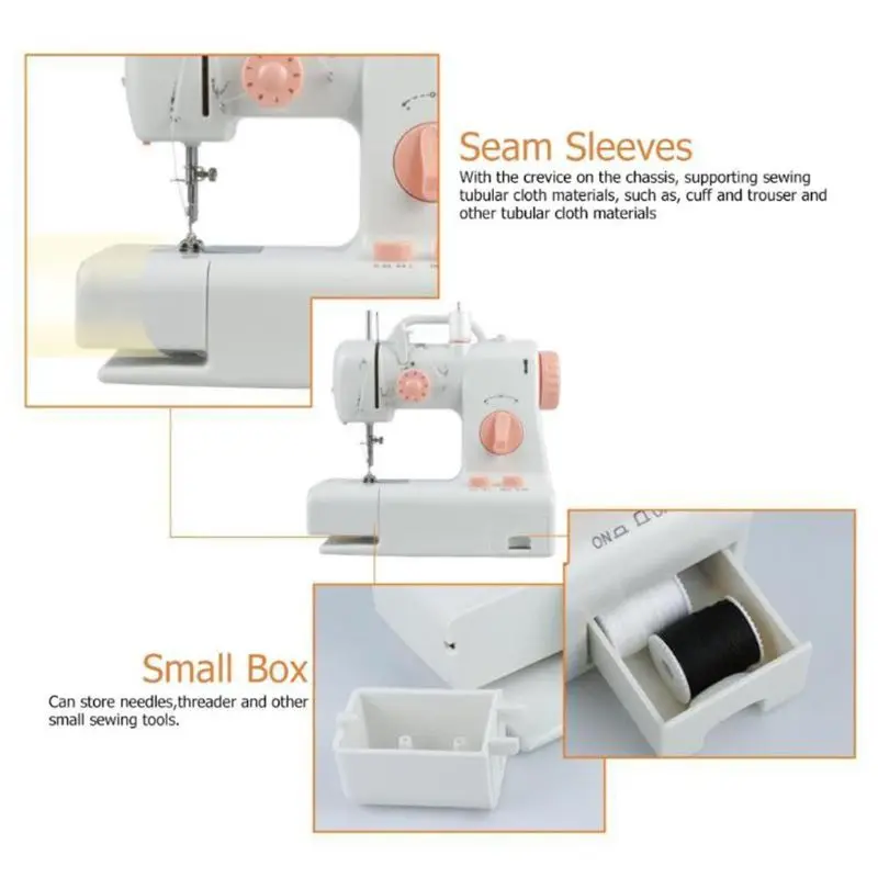 J2HA 318 Mini Sewing Machine Built-in Light Household Mending Machine US Handheld Sewing Machine 
J2HA 318 Mini Sewing Machine Built-in Light Household Mending Machine US Handheld Sewing Machine