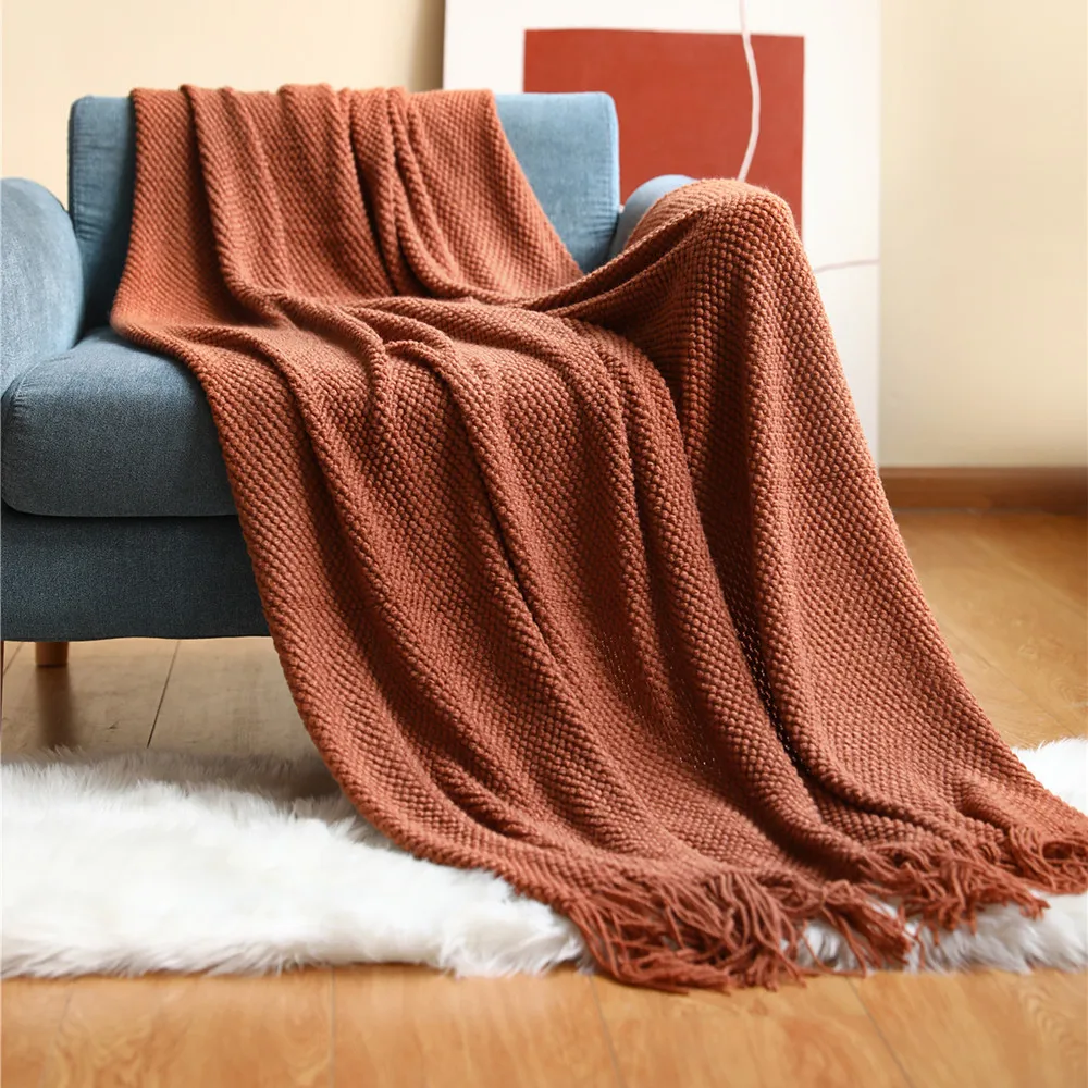 Nordic Knitted Blanket Soild Color Sofa Throw Blanket With Tassels Travel TV Nap Blankets Air Condition Blankets anime blanket
Nordic Knitted Blanket Soild Color Sofa Throw Blanket With Tassels Travel TV Nap Blankets Air Condition Blankets anime blanket