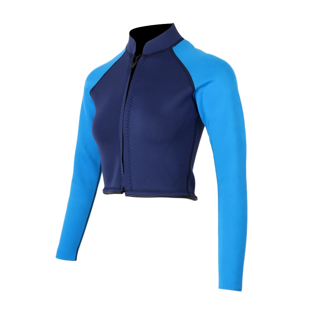 2mm Neoprene Womens Wetsuits Jacket Long Sleeve Surfing Jacket Swimsuit Outdoor Surfing Jacket Sun Suits for Water Sports
2mm Neoprene Womens Wetsuits Jacket Long Sleeve Surfing Jacket Swimsuit Outdoor Surfing Jacket Sun Suits for Water Sports