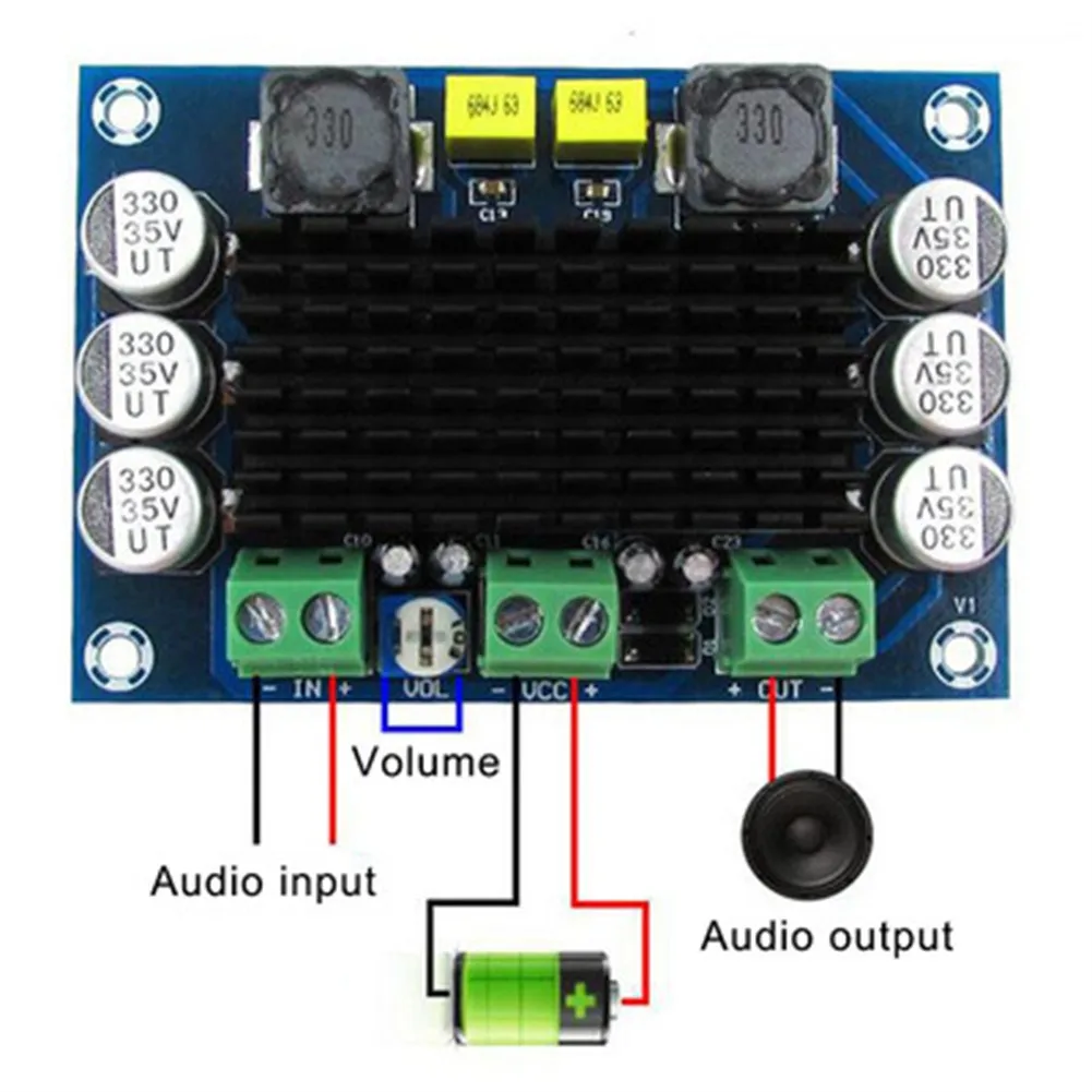 XH M542 DC 12 26V 100W TPA3116DA Mono Channel Digital Power Audio Digital Amp For Speakers 50W BT10A Treble And Bass Fast Ship
XH M542 DC 12 26V 100W TPA3116DA Mono Channel Digital Power Audio Digital Amp For Speakers 50W BT10A Treble And Bass Fast Ship