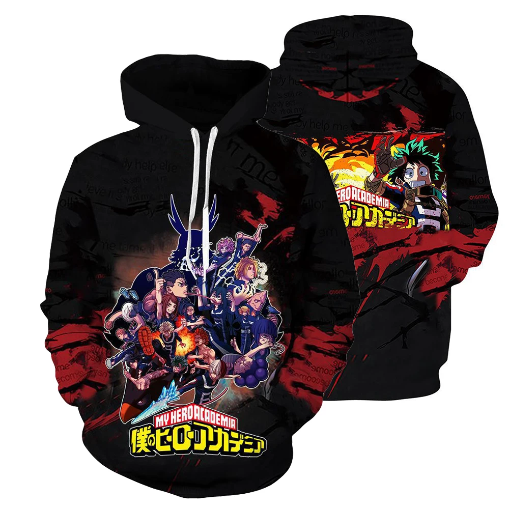 Черные толстовки с аниме «Моя геройская Академия», повседневный мужской костюм мидория изюку, костюм для косплея, свитшот, уличная одежда, Т... 
Черные толстовки с аниме «Моя геройская Академия», повседневный мужской костюм мидория изюку, костюм для косплея, свитшот, уличная одежда, Т...