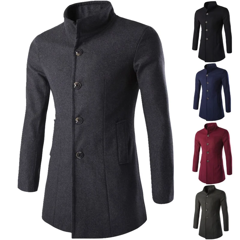 Autumn and Winter Men's Long Coat Men's Windbreaker Solid Color Men's Jacket Mens Trench Coat Jacket Harujuku 2020
Autumn and Winter Men's Long Coat Men's Windbreaker Solid Color Men's Jacket Mens Trench Coat Jacket Harujuku 2020