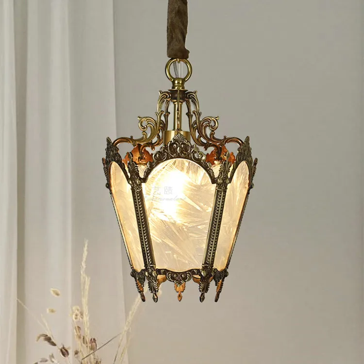customized French retro all copper restaurant chandelier European balcony study lamp Japanese porch villa lobby Chandelier
customized French retro all copper restaurant chandelier European balcony study lamp Japanese porch villa lobby Chandelier