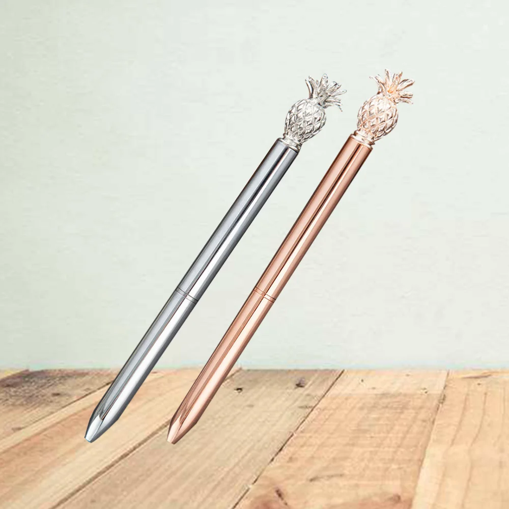 4PCS Pineapple Design Ballpoint Pens Metal Signing Pens Student Stationery Supplies
4PCS Pineapple Design Ballpoint Pens Metal Signing Pens Student Stationery Supplies